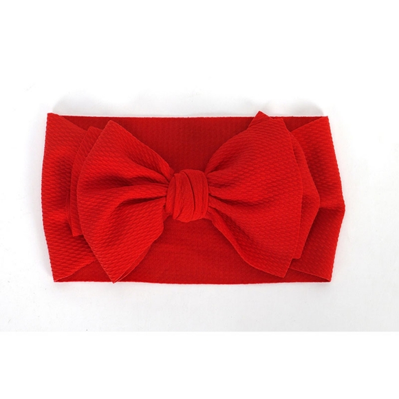 Newborn Infant Baby Oversized Bow Headband - Picture 7 of 9